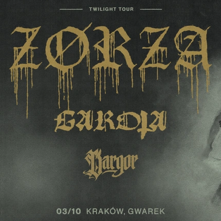 ZØRZA • GAROTA • DARGOR | 03.10.2026 | Kraków - Gwarek