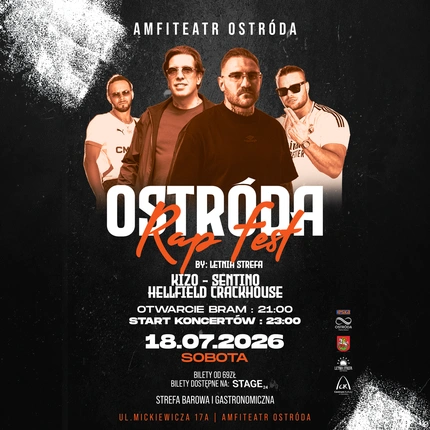 SENTINO | KIZO | HELLFIELD CRACKHOUSE - OSTRÓDA RAP FEST 2026