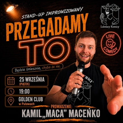 Stand-up Puławy: Damian, Maca i Książek
