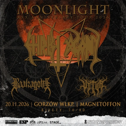 CHRIST AGONY Moonlight XXX-Anniversary Tour 2026 - Gorzów Wlkp.