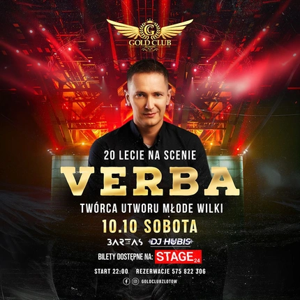 VERBA - 20 LECIE NA SCENIE | GOLD CLUB ZŁOTÓW | 10.10