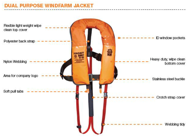 1001GP100 - WIND FARM IMMERSION SUIT - Condition FN