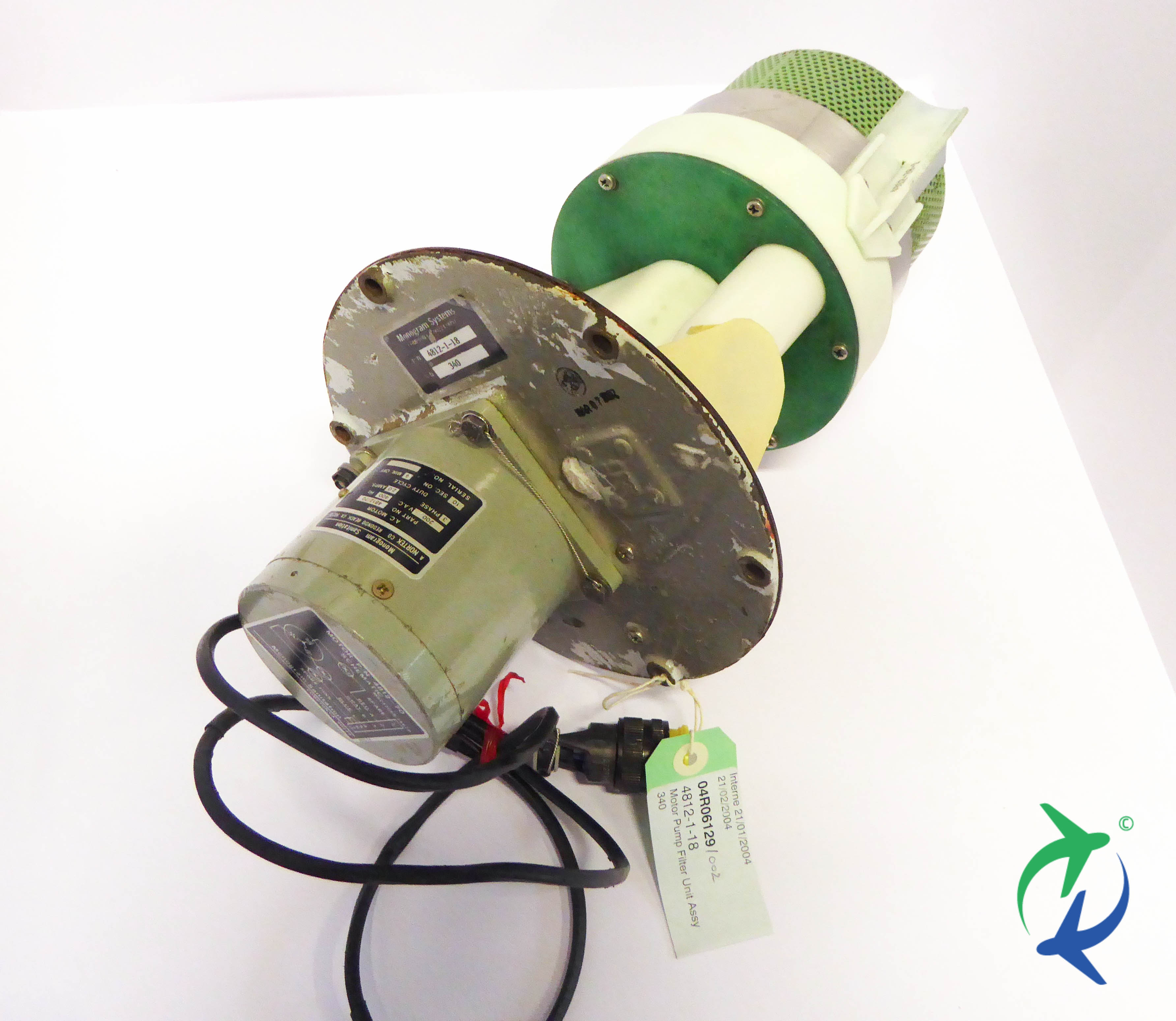 4812-1-18 - Motor Pump Filter Unit Assy - Condition SV