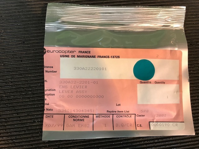 330A22-2201-01 - ENS. LEVIER - Condition NS