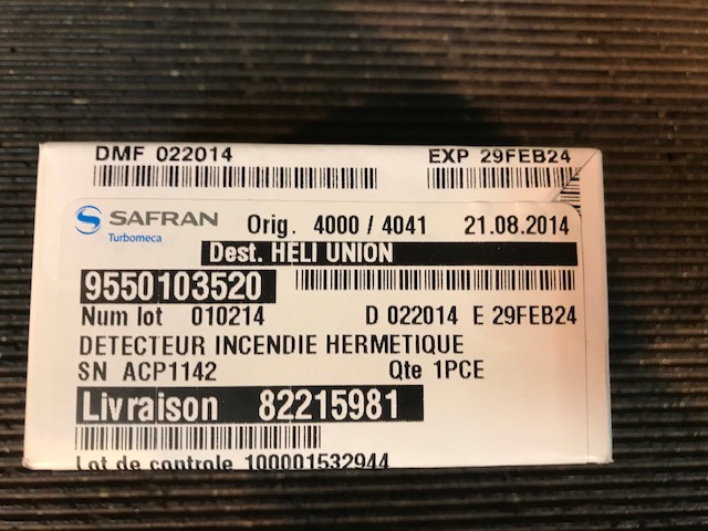 9550103520 - FIRE DETECTOR - Condition NS