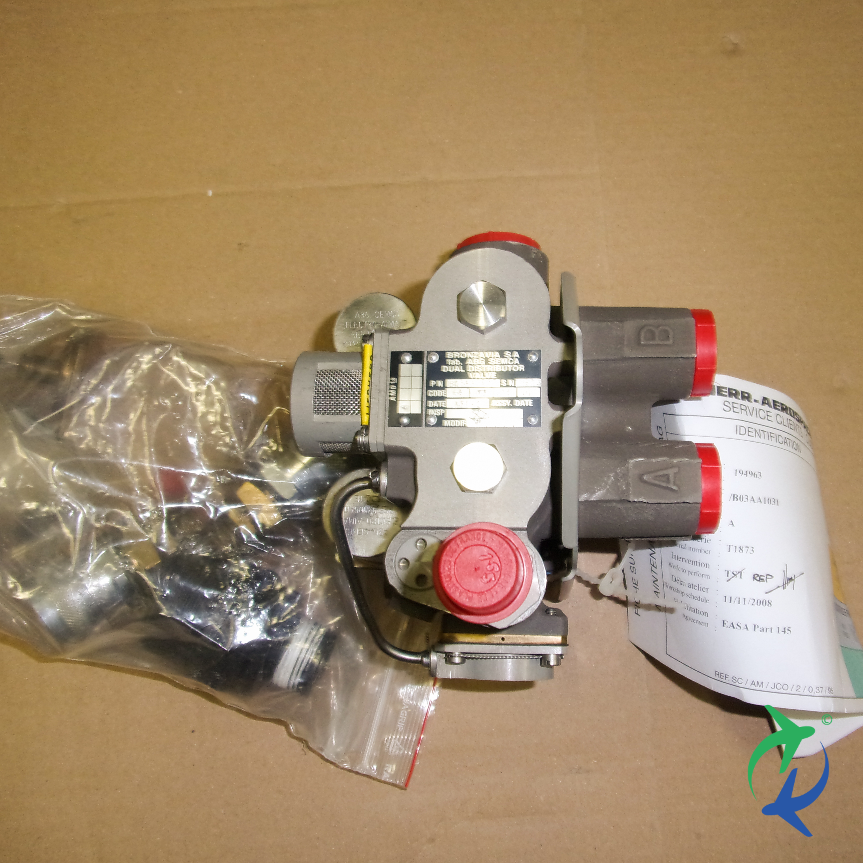 14330-050 - FLUSH VALVE ASSY ORBITAL - Condition SV