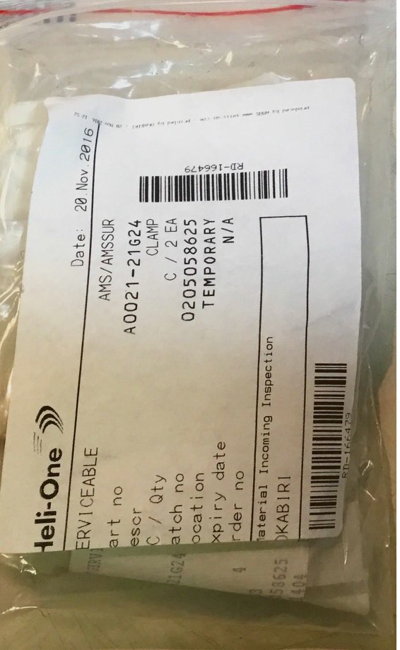 A0021-21G24 - CLAMP - Condition NS