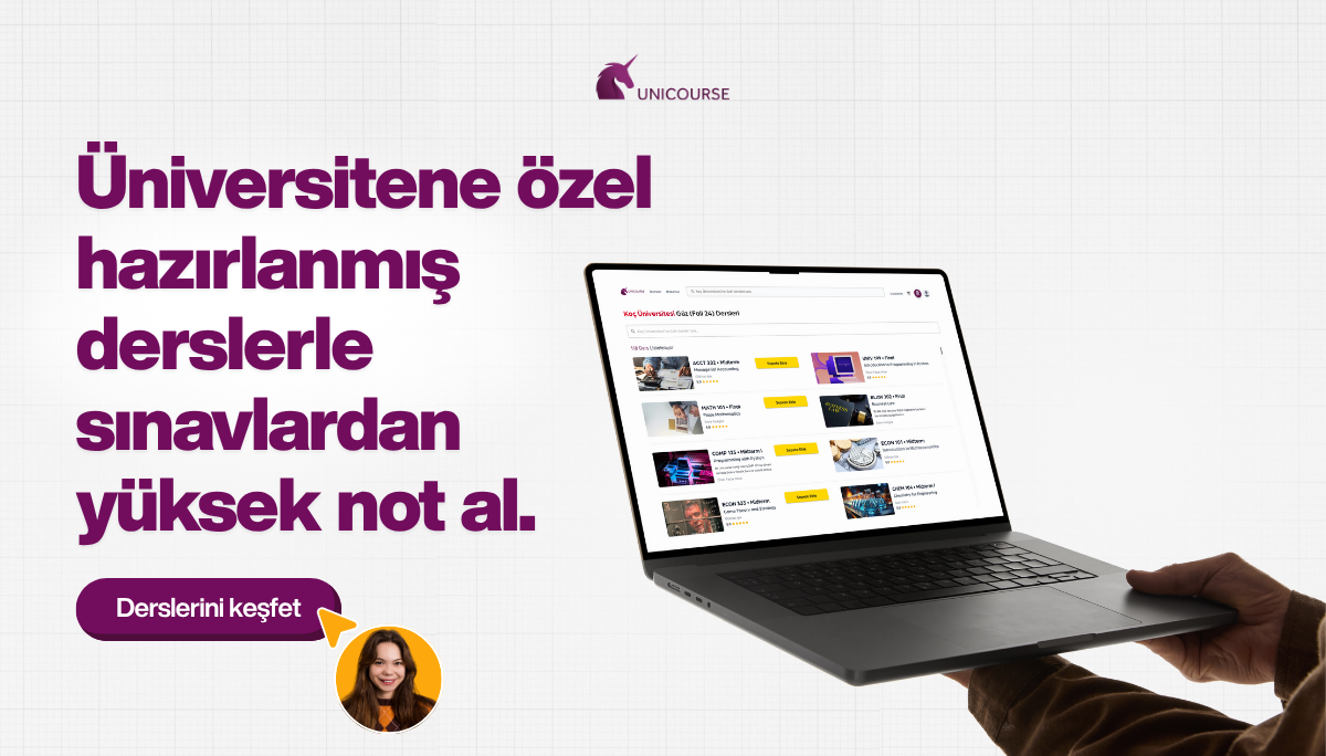 Unicourse -             Unicourse’ta ilk dersin ücretsiz
     Cover Photo