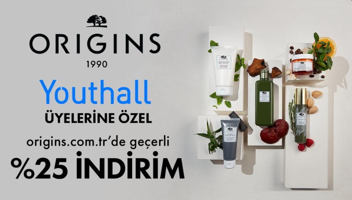 Origins -             25% İndirim
     Cover Photo