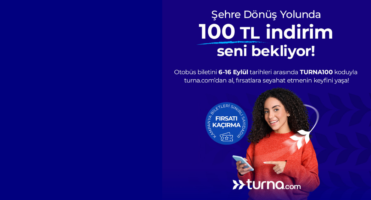 Turna.com -             100₺ İndirim
     Cover Photo