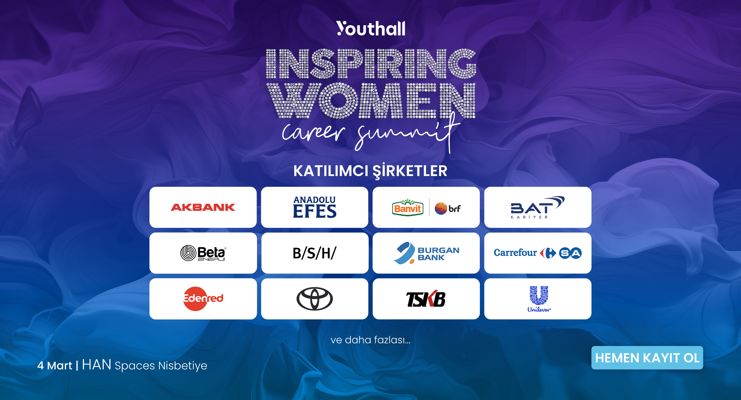 Youthall - Inspiring Women Career Summit (Fiziksel) cover img