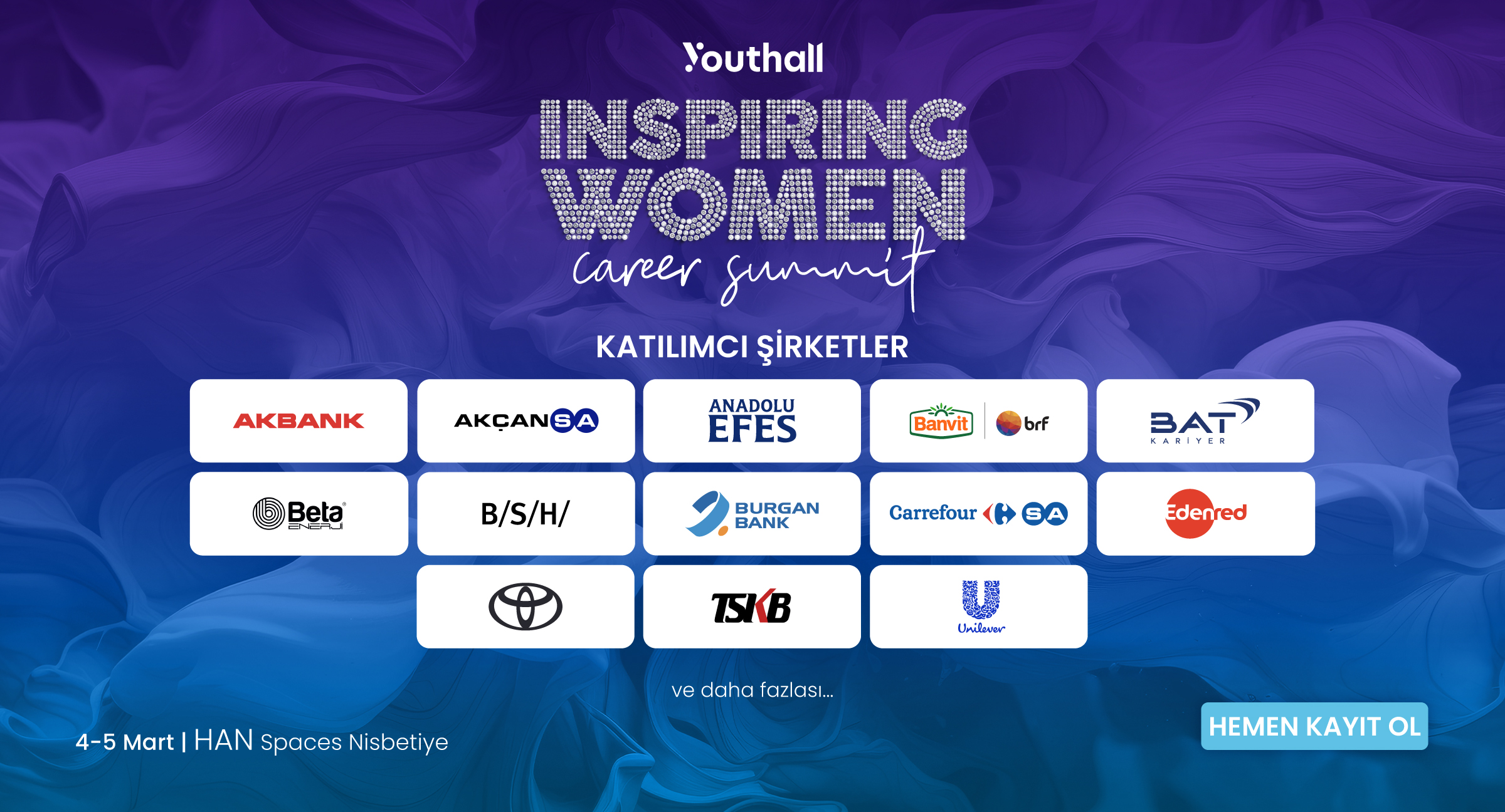 Youthall - Inspiring Women Career Summit (Fiziksel) cover img