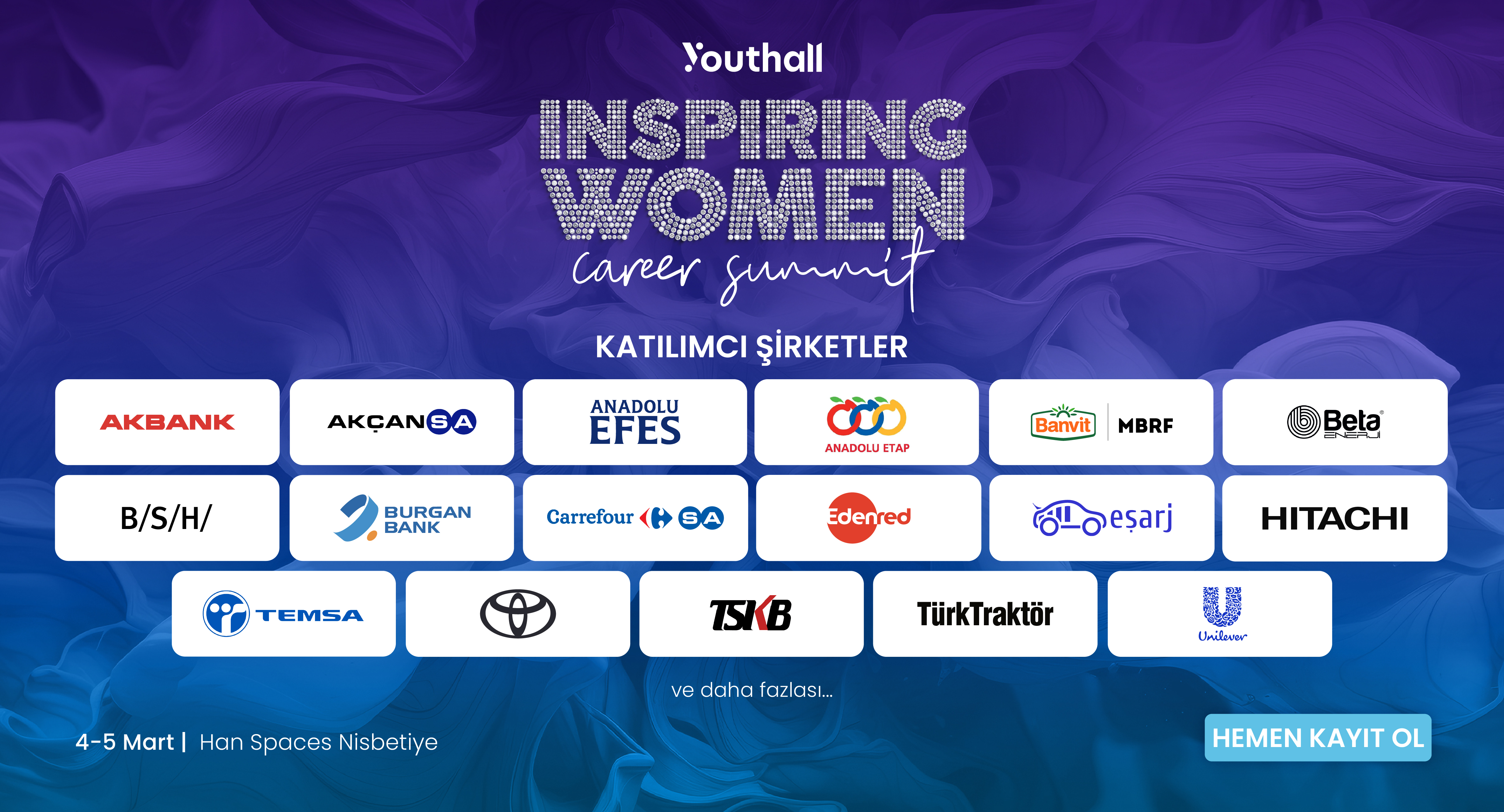 Youthall - Inspiring Women Career Summit (Fiziksel) cover photo