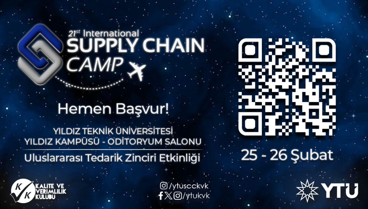 YTÜ Kalite ve Verimlilik Kulübü - 21st International Supply Chain Camp cover img