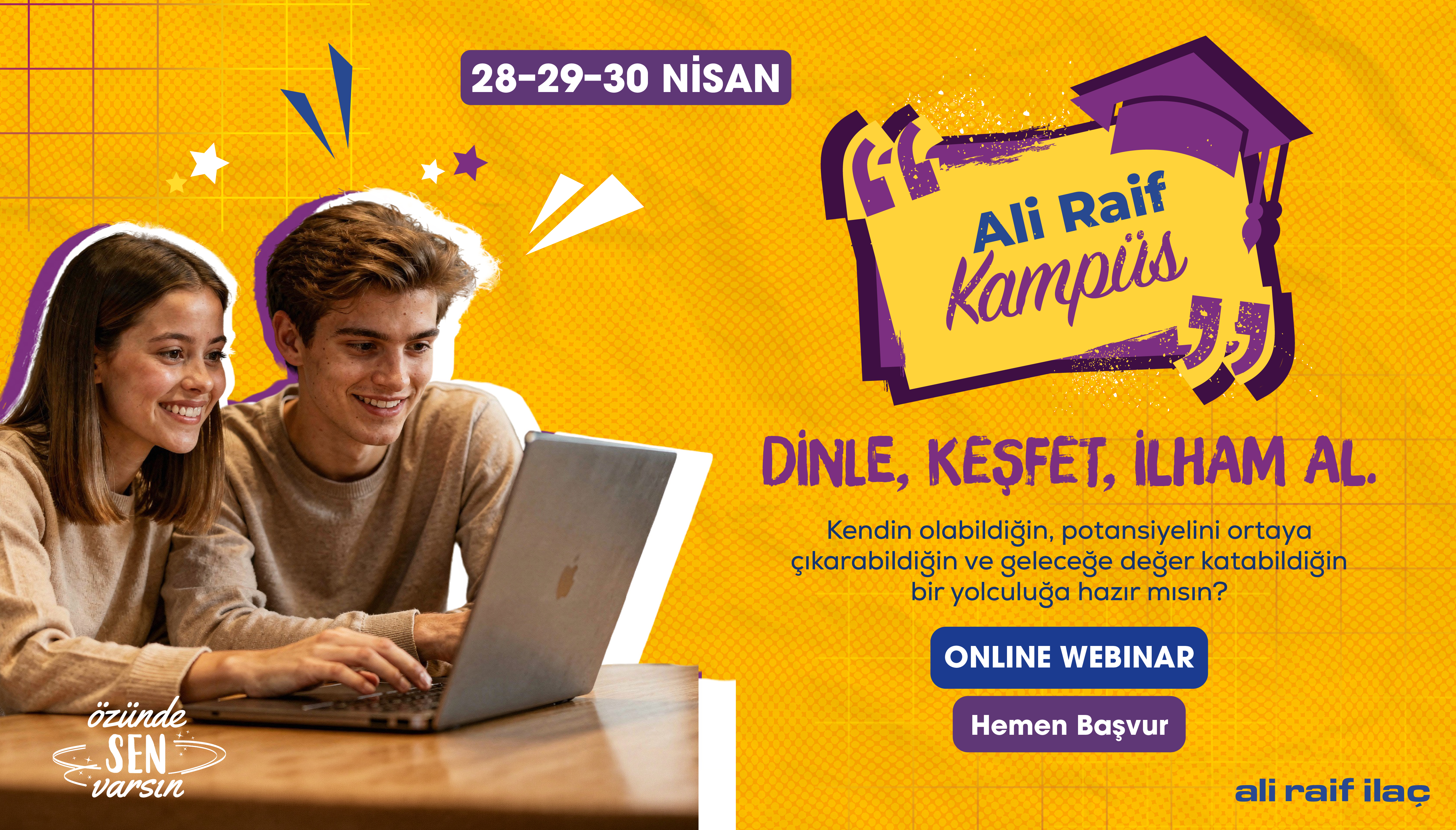 Ali Raif İlaç Sanayi - Ali Raif Kampüs Webinar Serisi slides img