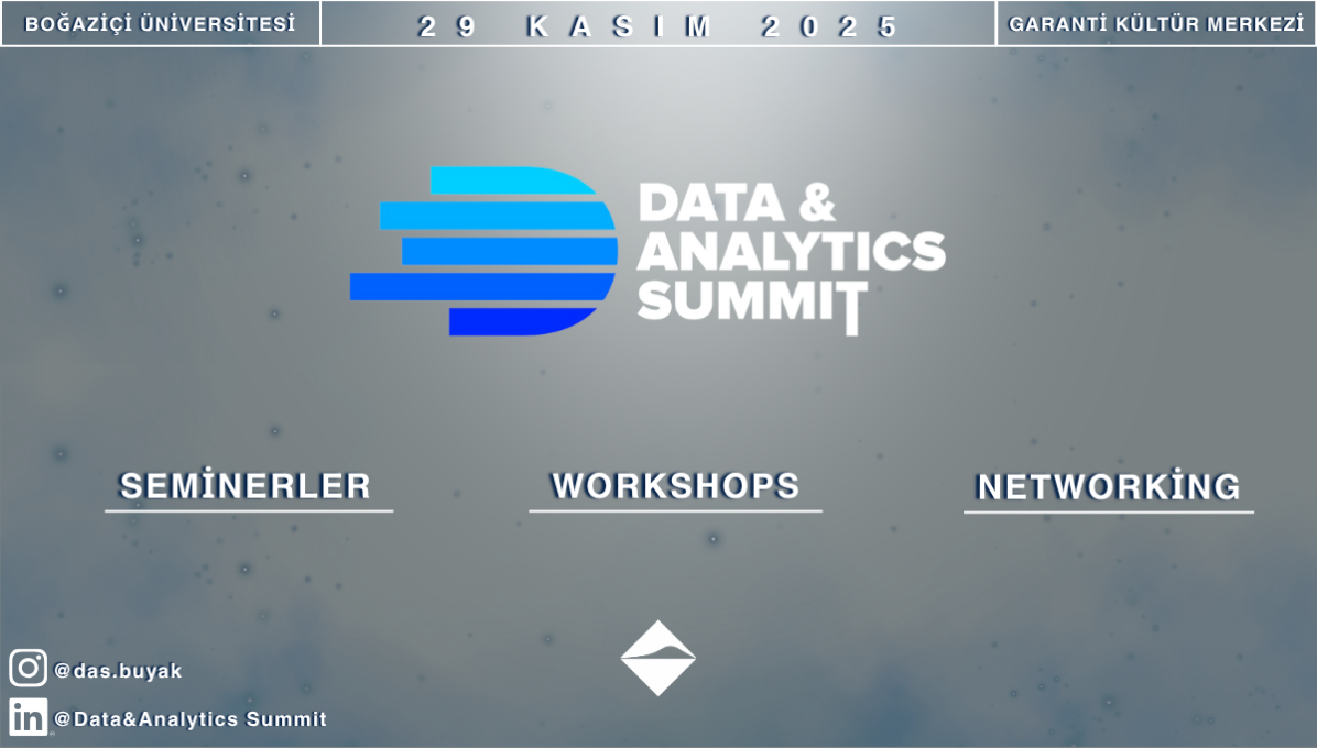Boğaziçi Üniversitesi Yöneylem Araştırma Kulübü - Data & Analytics Summit cover img