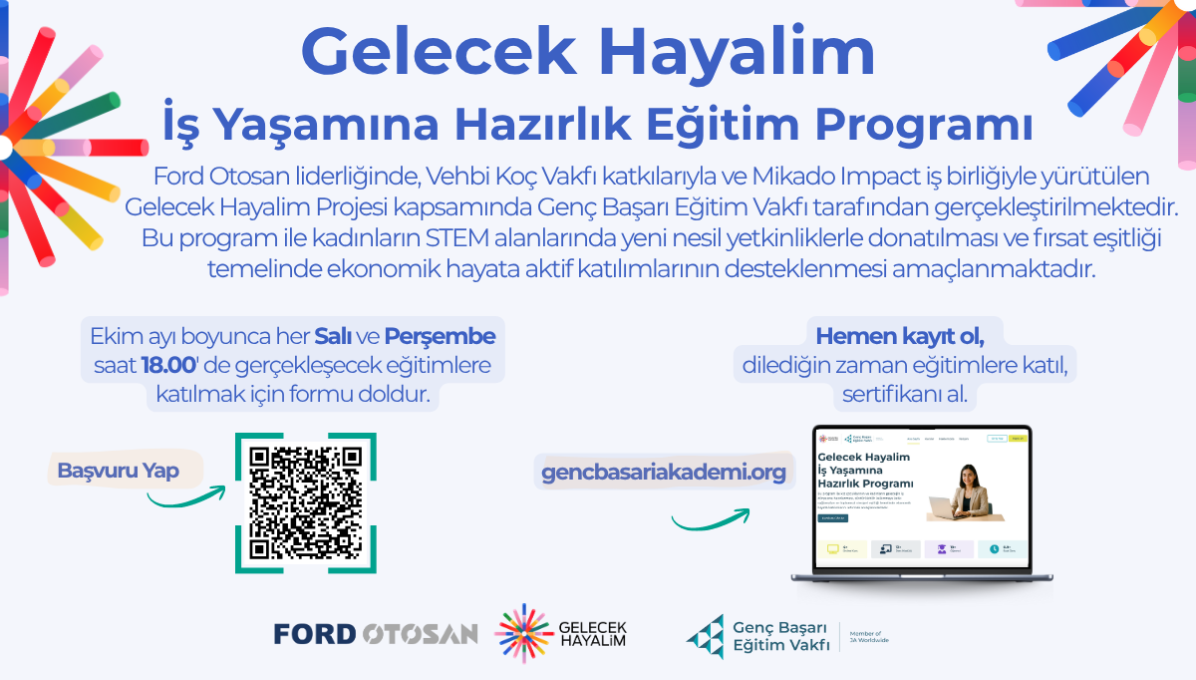 Genç Başarı Eğitim Vakfı - Gelecek Hayalim – İş Yaşamına Hazırlık Eğitim Prog... cover img