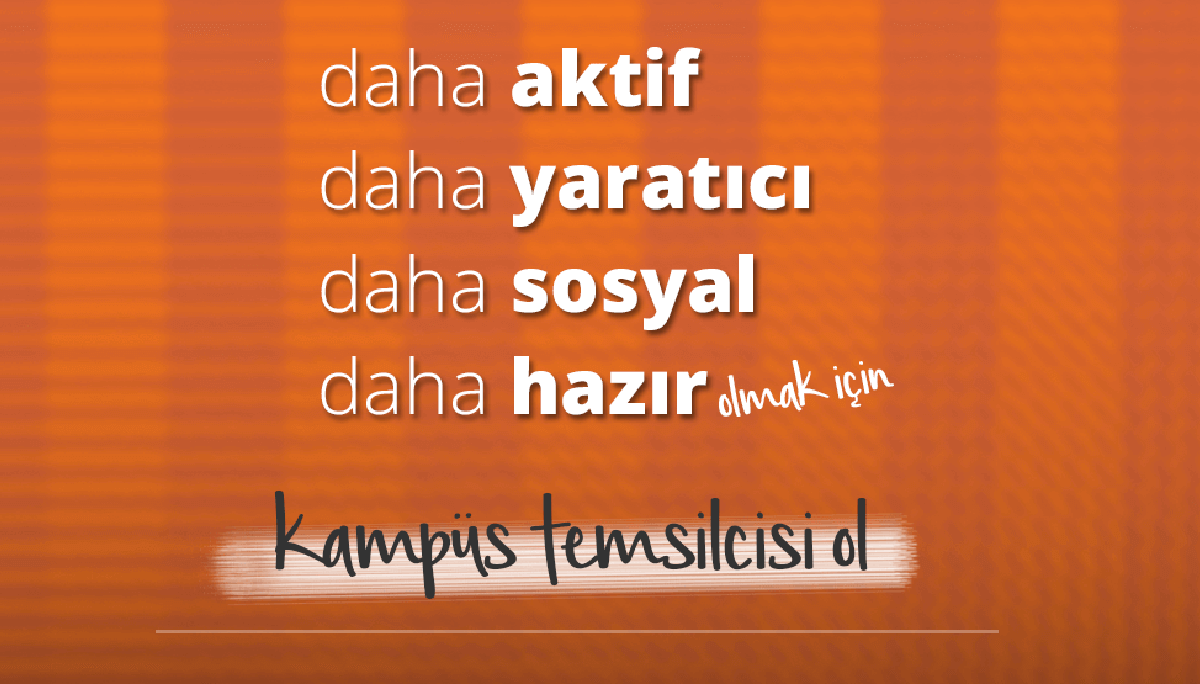 Etkin Kampüs - Kampüs Temsilcisi ve Etkinlik Yöneticisi