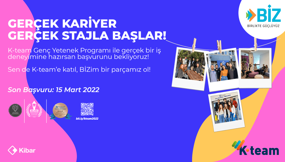 Kibar Topluluğu - K-team Genç Yetenek Staj Programı