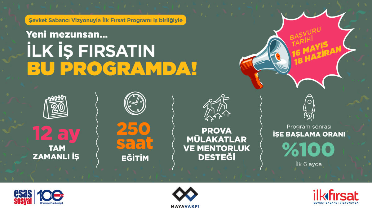 Esas Sosyal - Maya Vakfı-İnsan Kaynakları Asistanı
