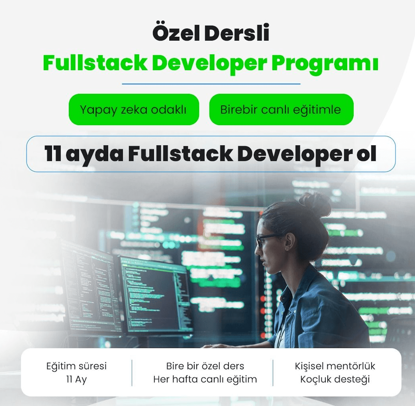 Code2Work - Özel Ders Desteği ile Sıfırdan Yazılımcı Yetiştirme Eğitimi
