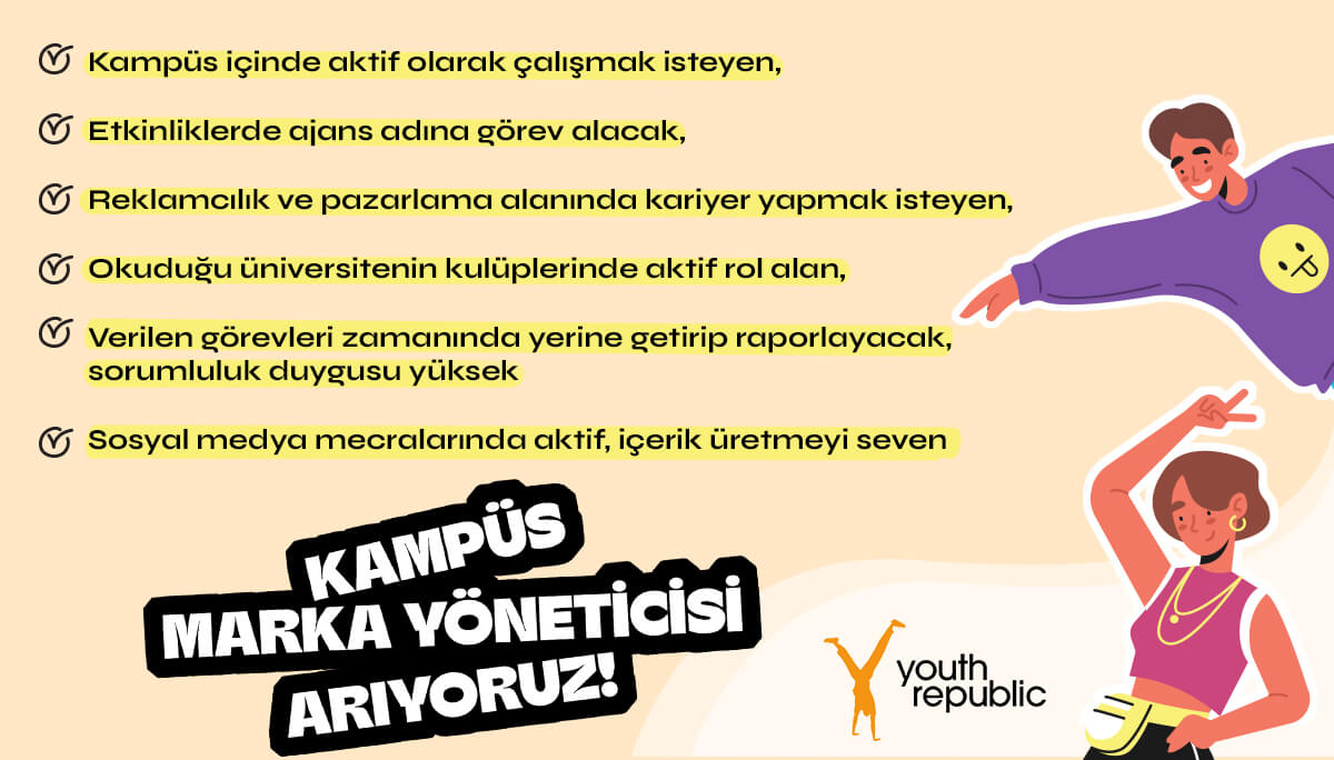 Youth Republic - Kampüs Marka Yöneticisi