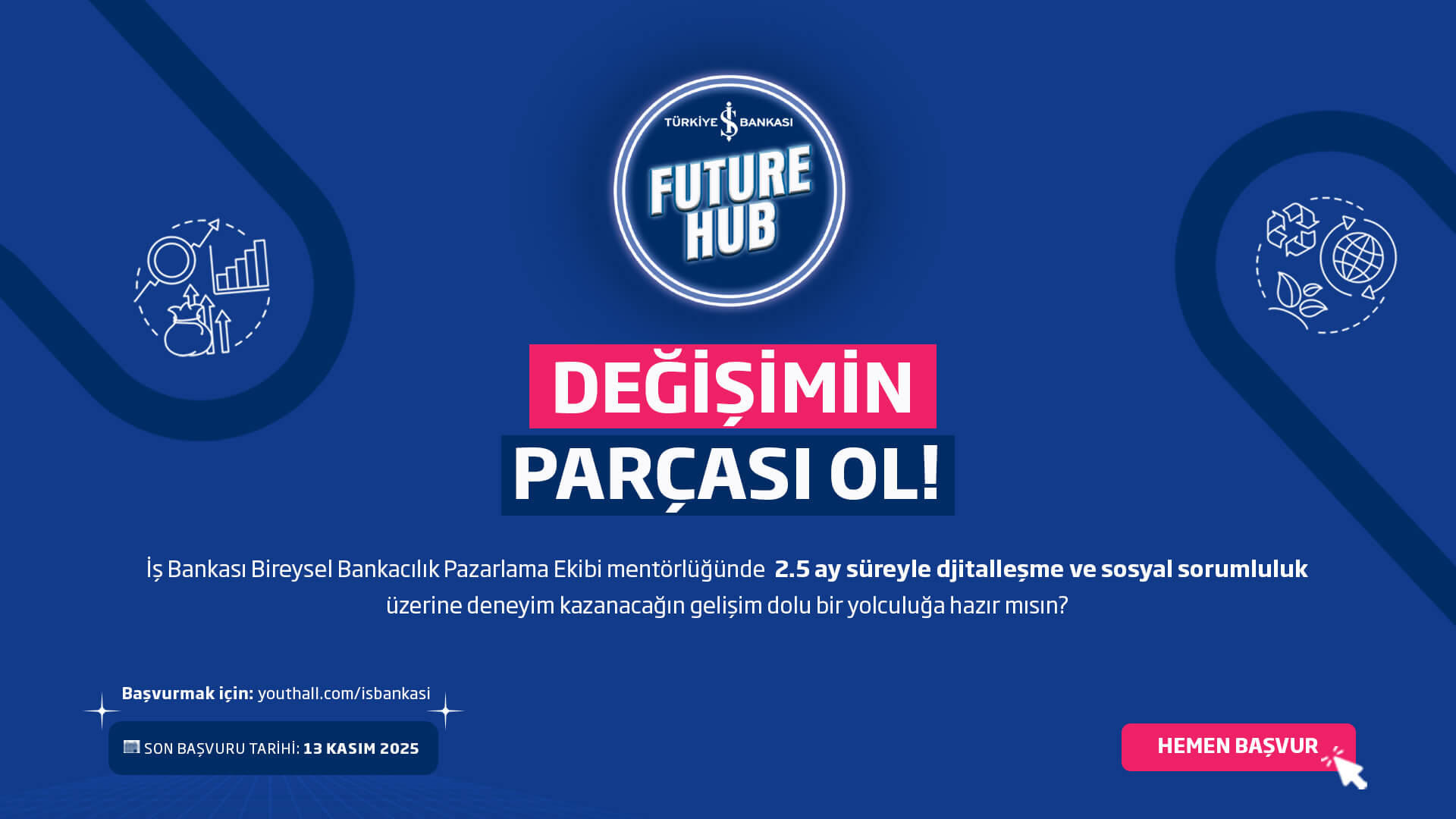 Türkiye İş Bankası A.Ş. - Türkiye İş Bankası Bireysel Bankacılık Pazarlama Ekibi mentörlüğünde 2.5 ay süreyle di...