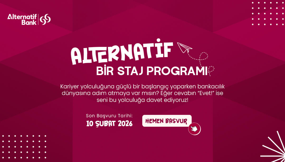 Alternatif Bank - Alternatif Bir Staj Programı