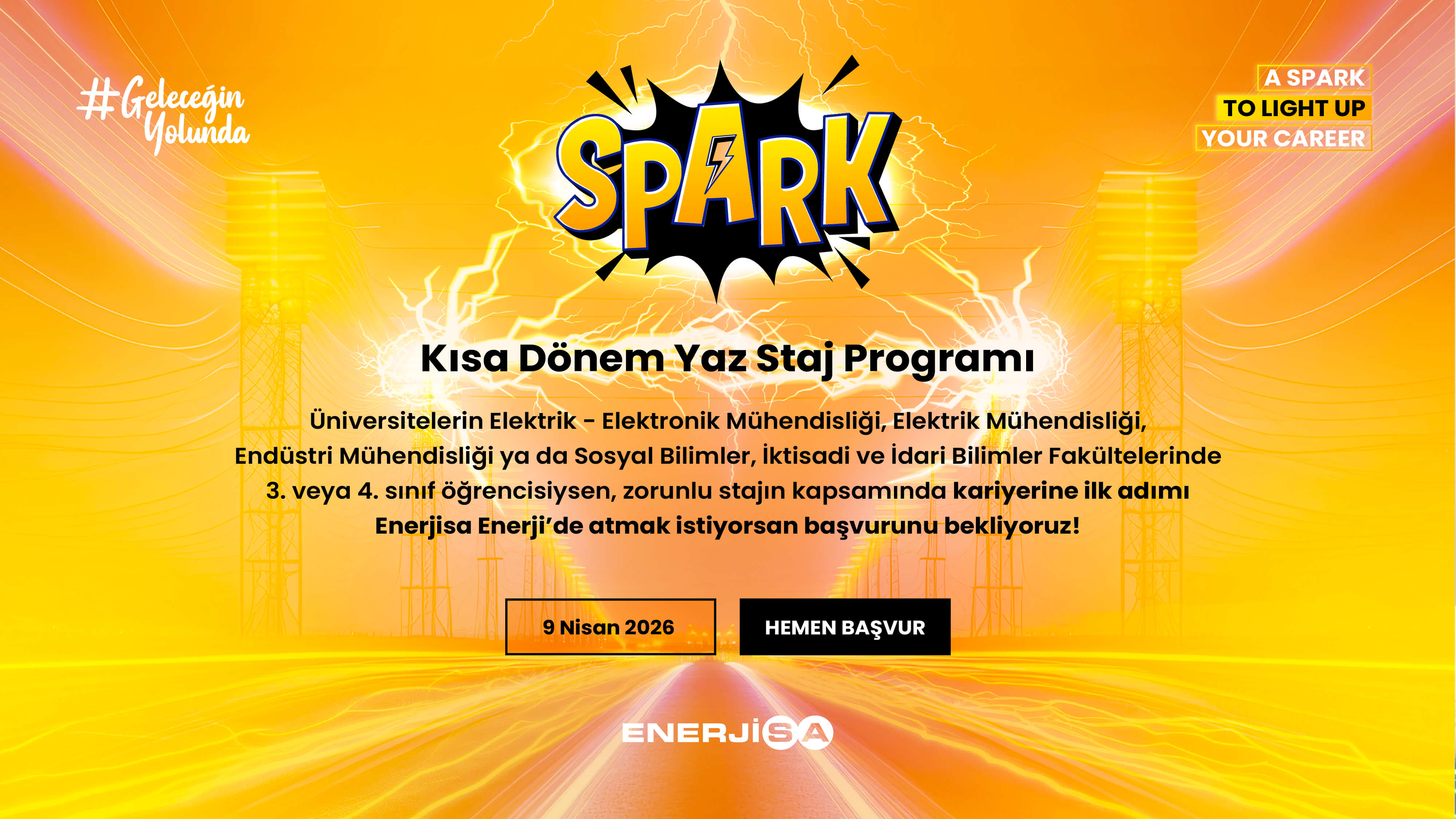 Enerjisa Enerji - SPARK 2026 Yaz Stajı