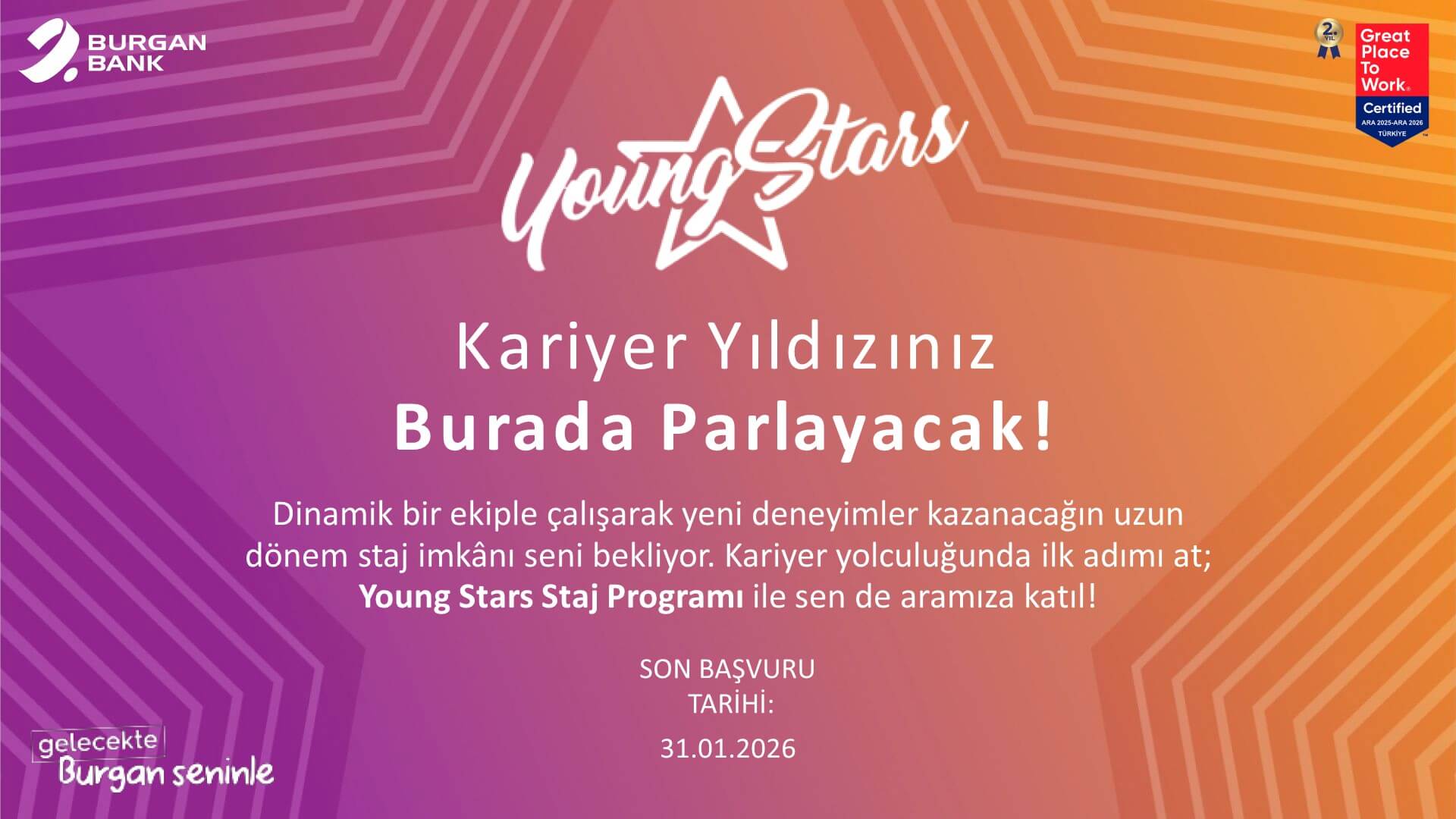 Burgan Bank - Young Stars Staj Programı