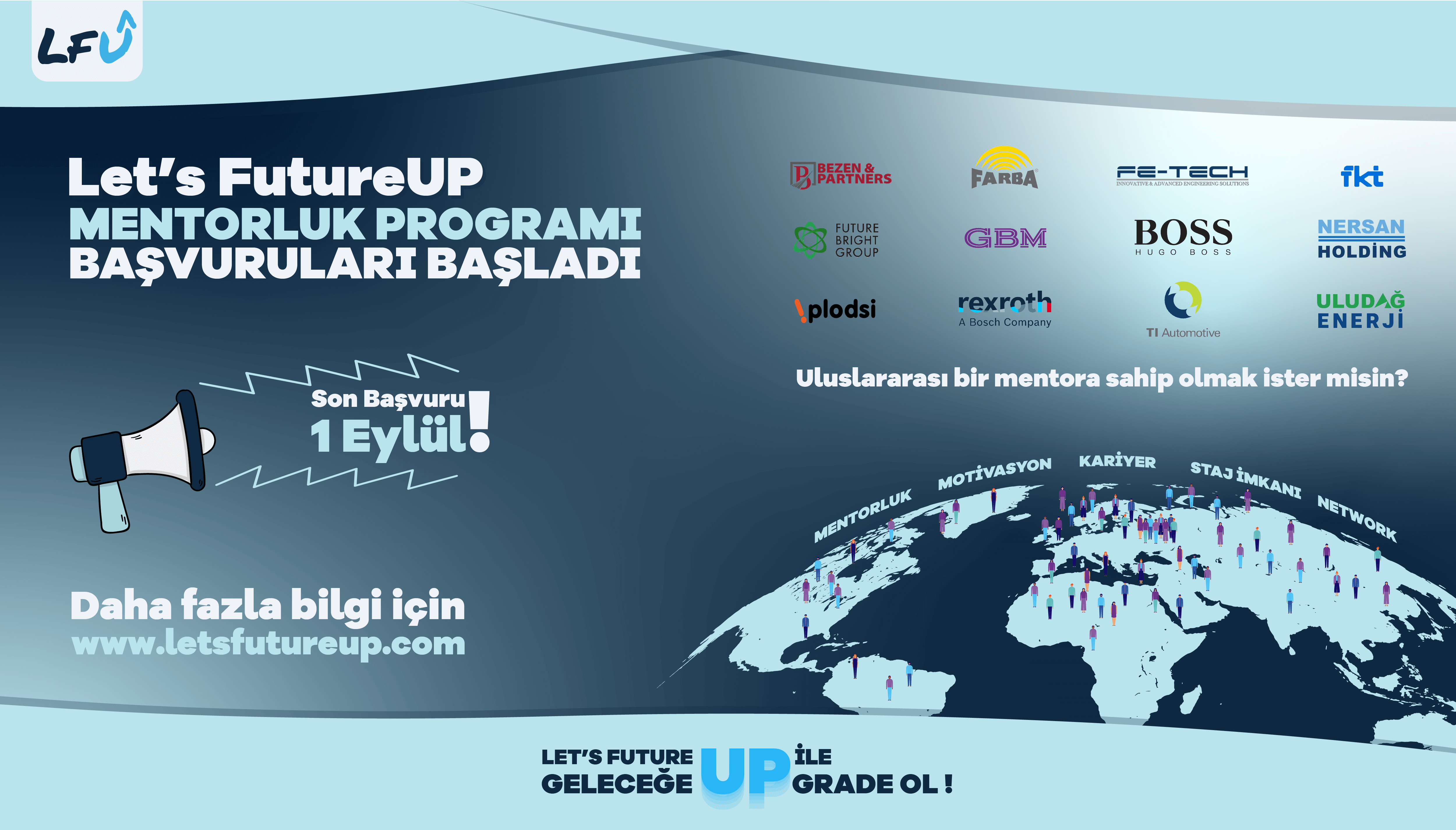 Let's FutureUP - Mentee Başvurusu - Uluslararası Mentorluk Projesi