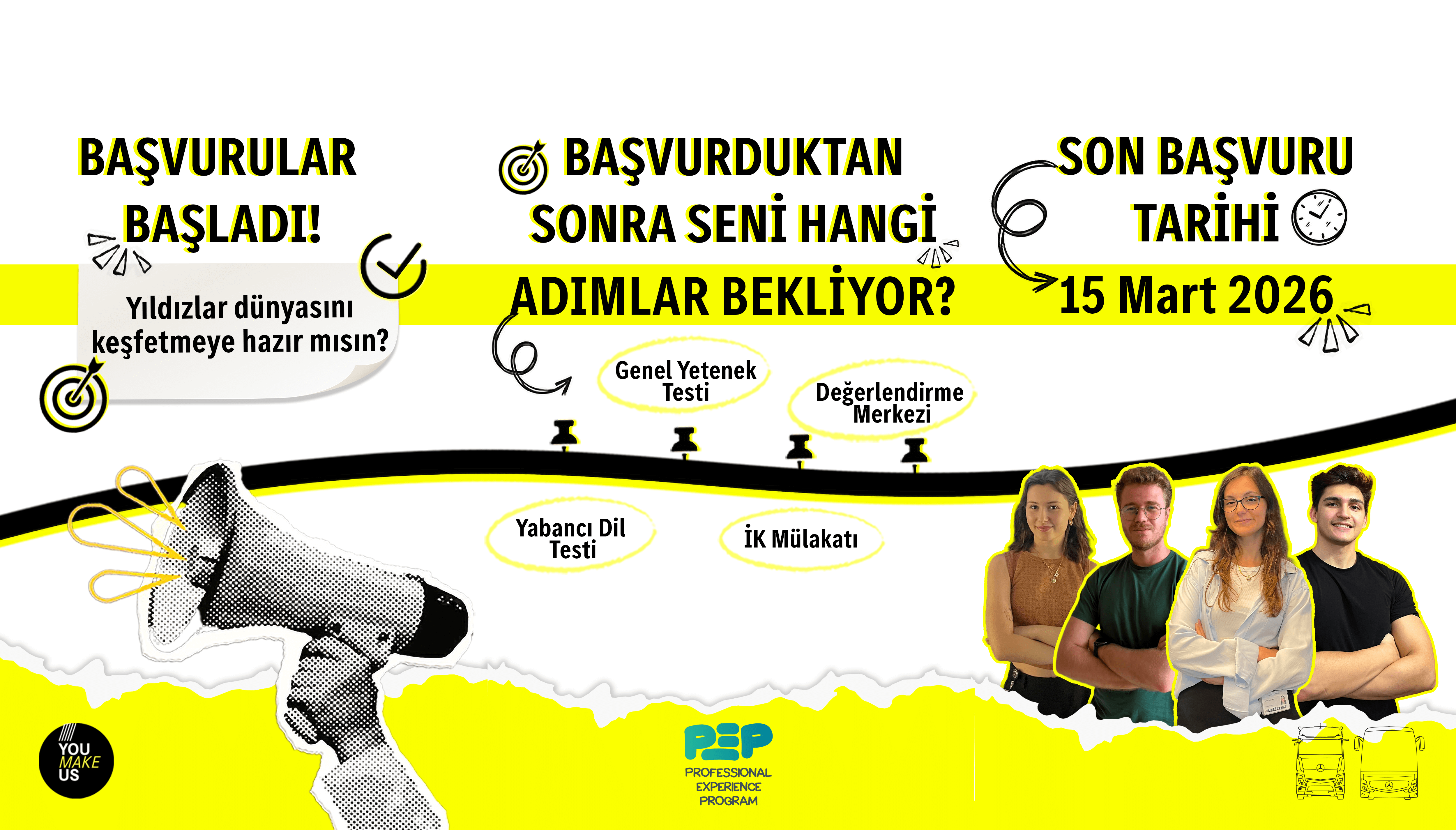 Mercedes-Benz Türk - PEP (Professional Experience Program) – Uzun Dönem Staj Programı