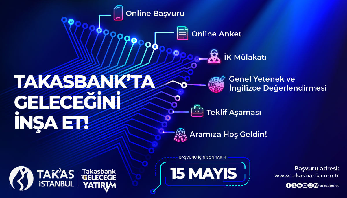 Takasbank - TAKASBANK 2026 Geleceğe Yatırım Yaz Dönemi Staj Programı