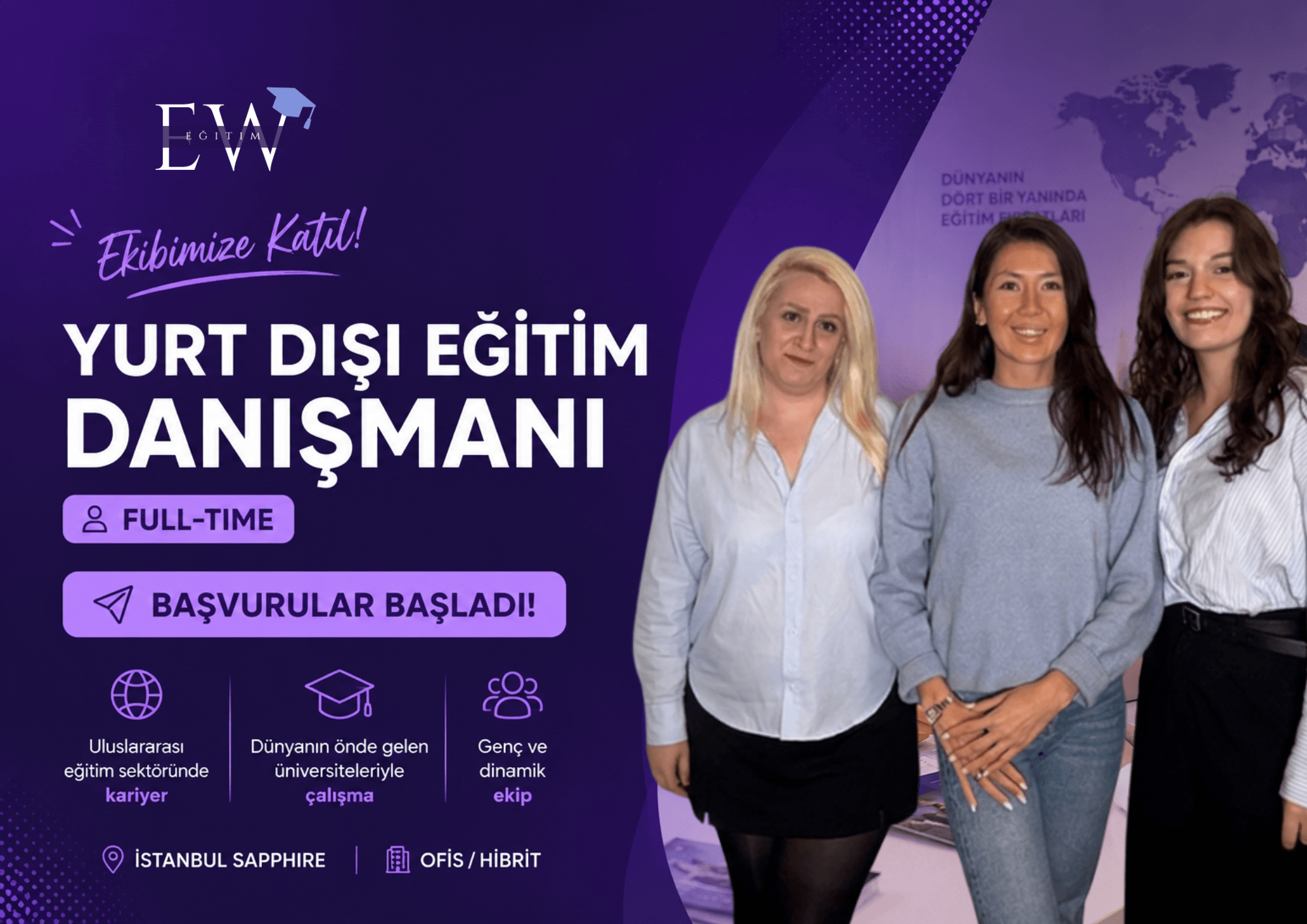EW Eğitim - Yurt Dışı Eğitim Danışmanı (Full-Time)