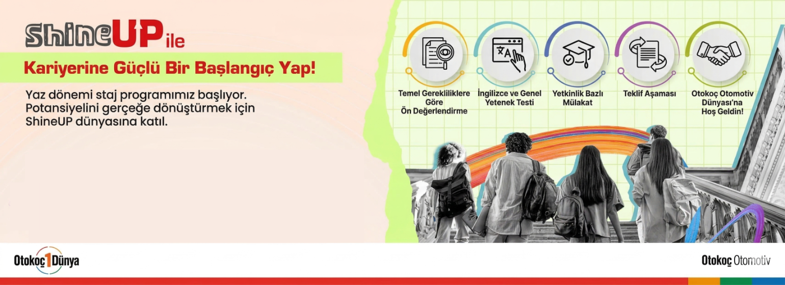 Otokoç Otomotiv - Shine Up - Yaz Dönemi Staj Programı cover photo