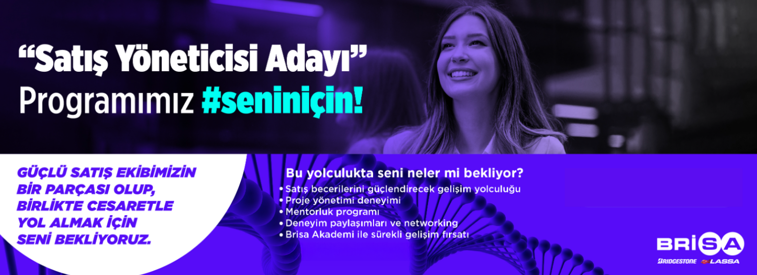 Brisa Bridgestone Sabancı - Satış Yönetici Adayı Programı cover photo