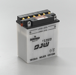 מצבר אופנוע 12 וולט 12 שנפ 12 חודשי אחריות