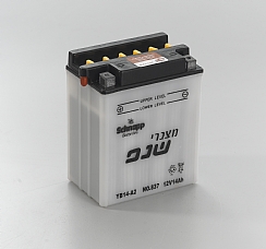 מצבר אופנוע 12 וולט 14 שנפ 12 חודשי אחריות