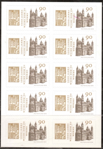 Bund MiNr. 3398 FB 78 ** Dom zu Worms