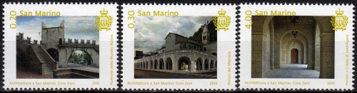 San Marino MiNr. 2629/31 ** Architektur