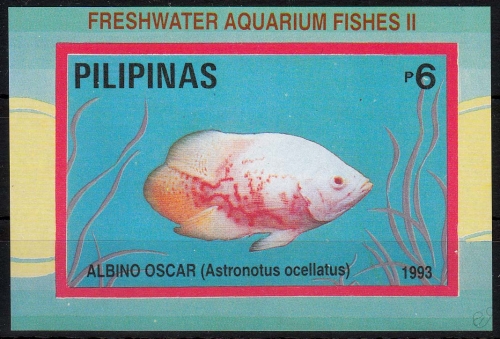 Philippinen MiNr. Bl. 66 ** Süßwasser-Zierfische