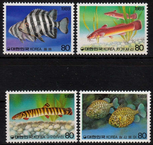 Korea Süd MiNr. 1602/05 ** Fische