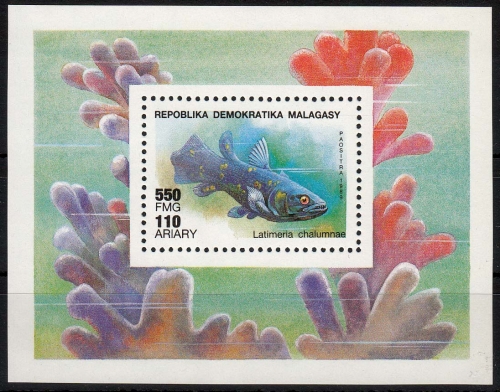 Madagaskar MiNr. Bl. 124 ** Fische