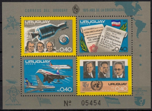 Uruguay MiNr. Bl. 27 ** Unabhängigkeit Uruguays