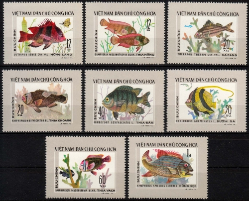 Vietnam MiNr. 866/73 ** Tropische Fische