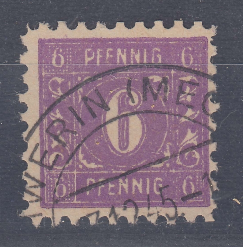 SBZ MiNr. 9 d O, 6 Pfennig Freimarke geprüft