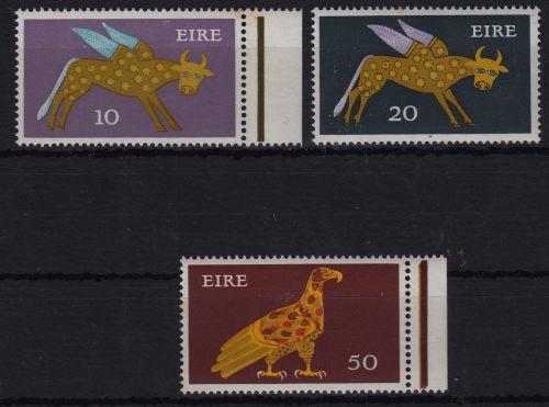 Irland MiNr. 262/64 **, die 3 Höchstwerte, Freimarken