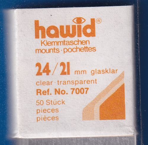 Hawid Taschen 24x21 glasklar, 7007 Neu