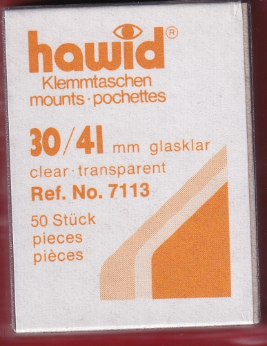 Hawid Taschen 30x41 glasklar, 7113 Neu