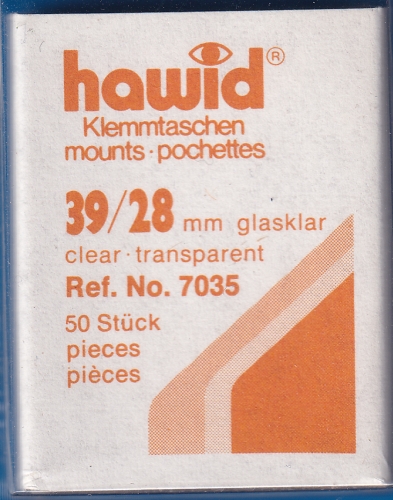 Hawid Taschen 34x28 glasklar, 7036 Neu